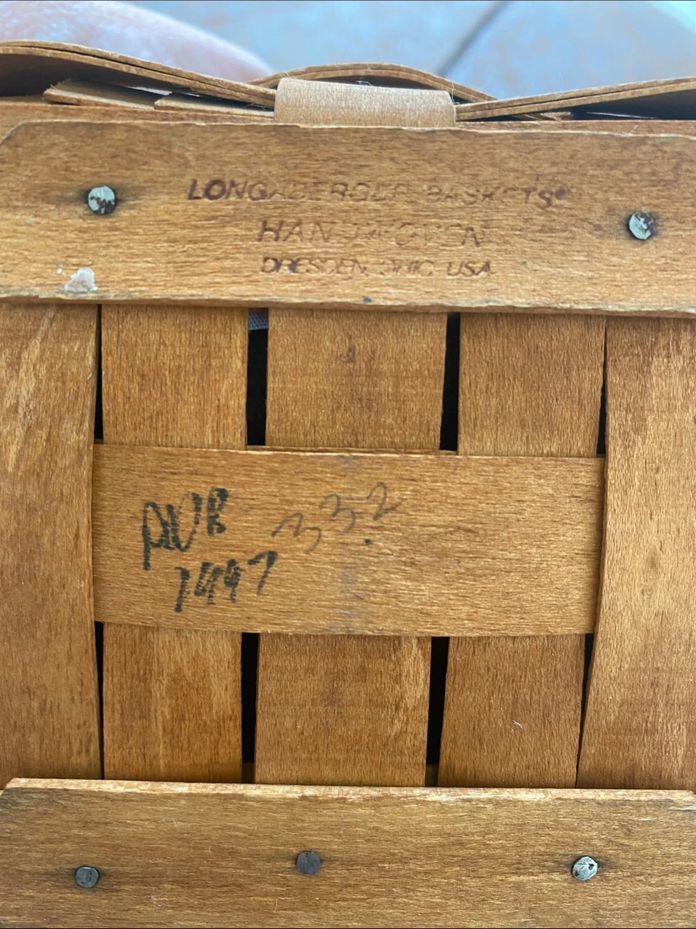 Longaberger 1993 Inaugural Basket